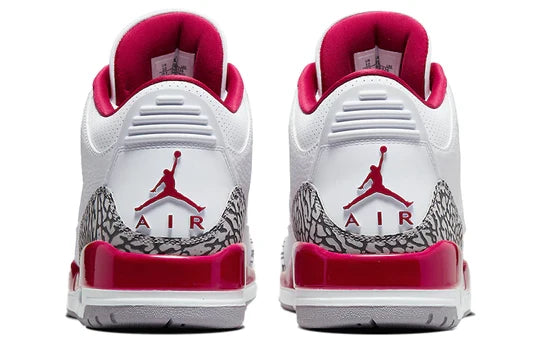 CT8532 126 Air Jordan 3 Retro Cardinal Red