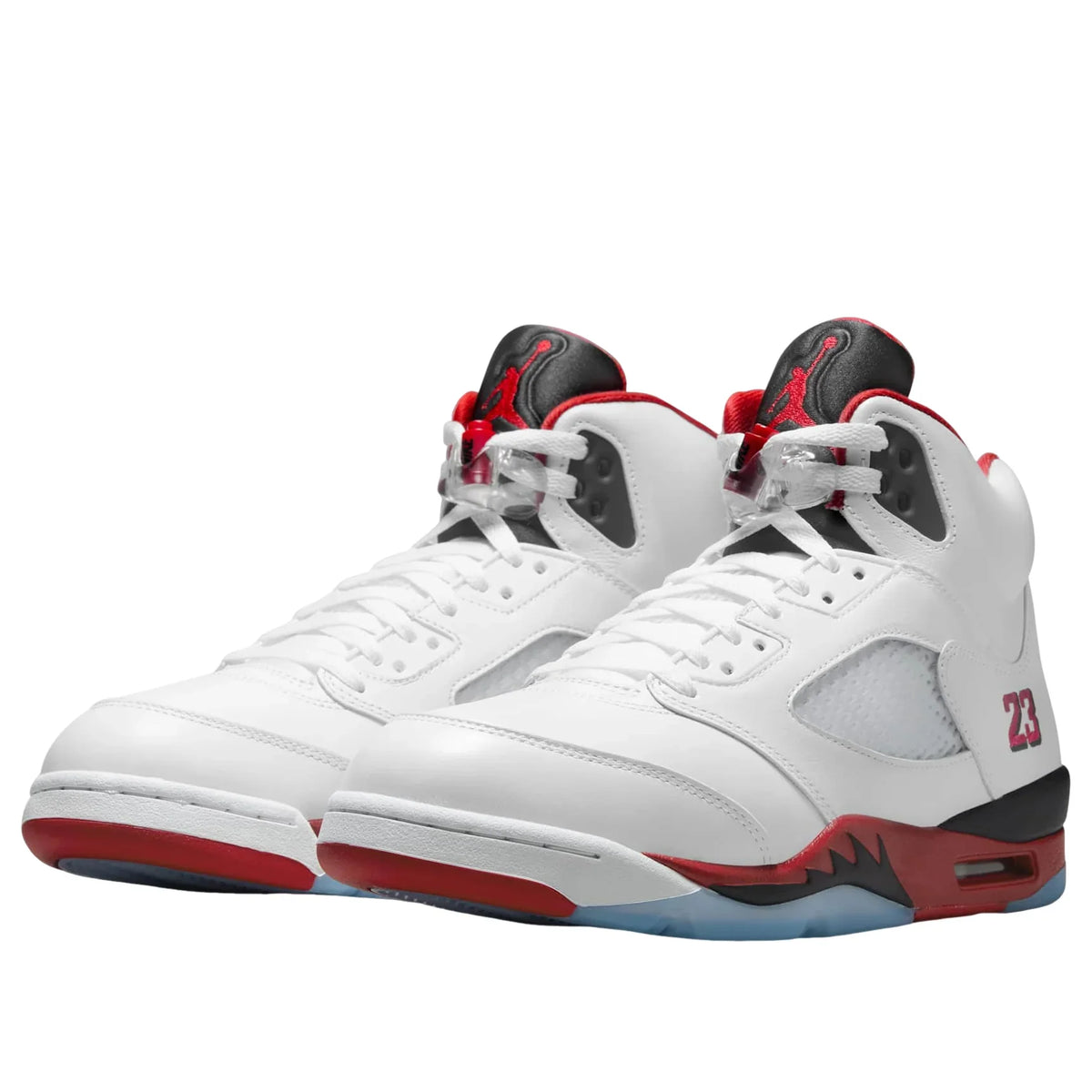 HQ7980 101 Jordan 5 Retro Fire Red Black Tongue (2025) (GS) [NO BOX]