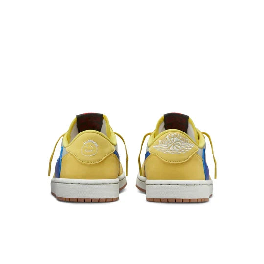 DZ4137 700 Air Jordan 1 Retro Low OG SP Travis Scott Canary (Women's)