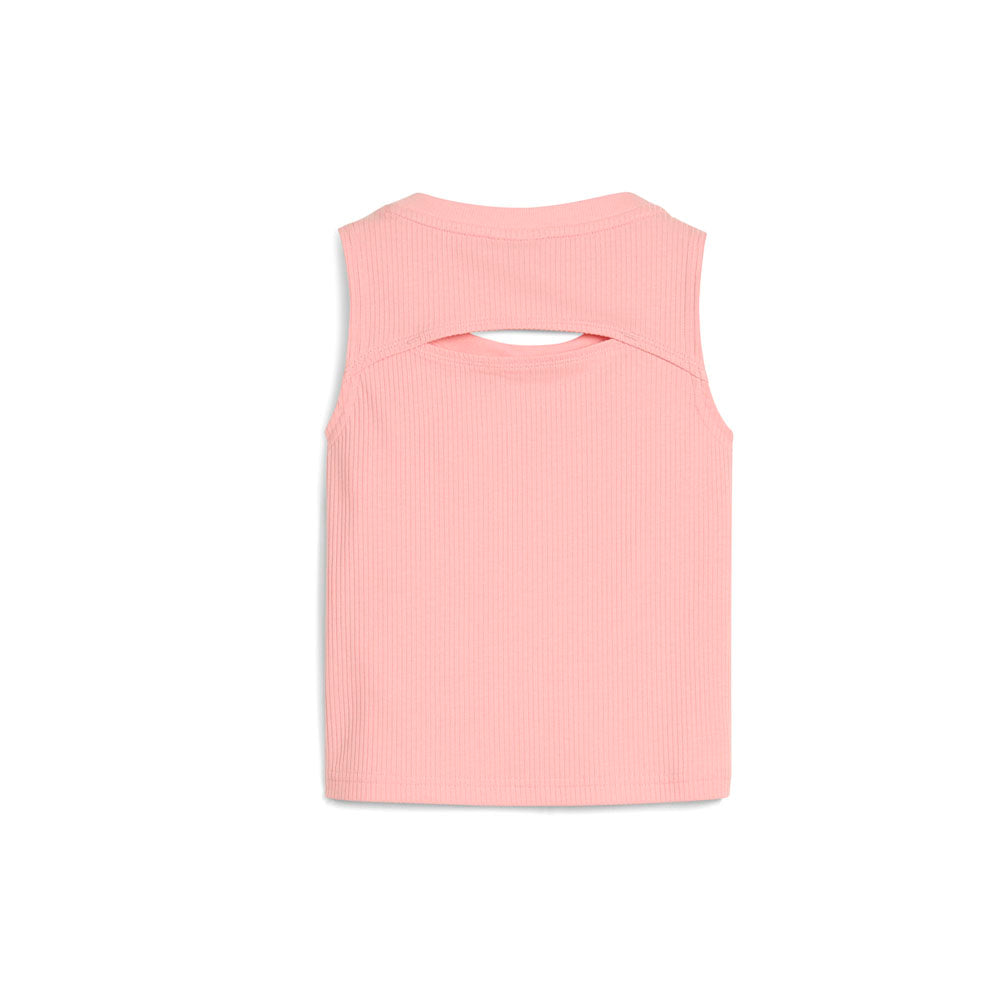 Butterfly Vibe Ribbed Crew Neck Tank Top (Youth)