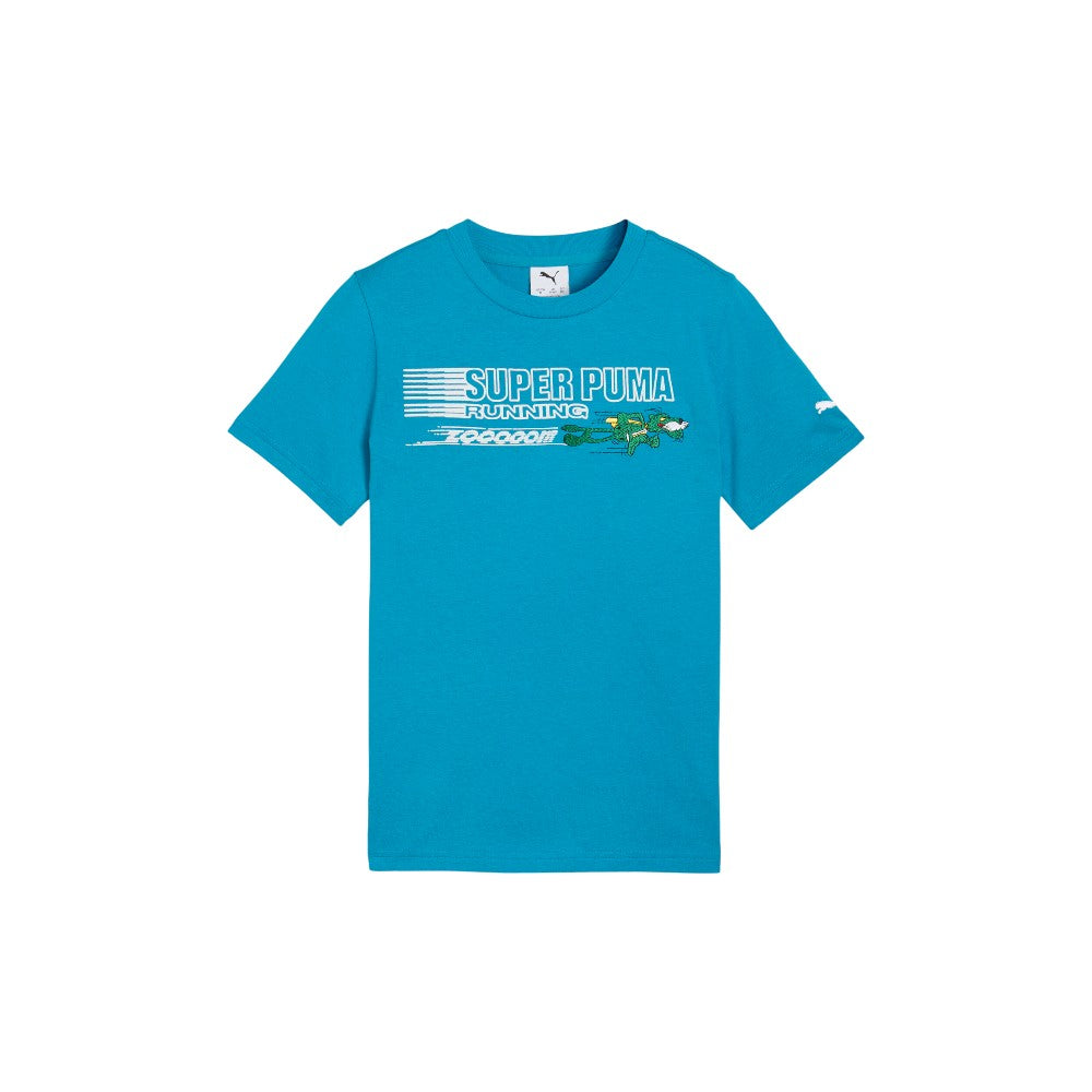Super PUMA Graphic Crew Neck Short Sleeve T-Shirt (Youth)