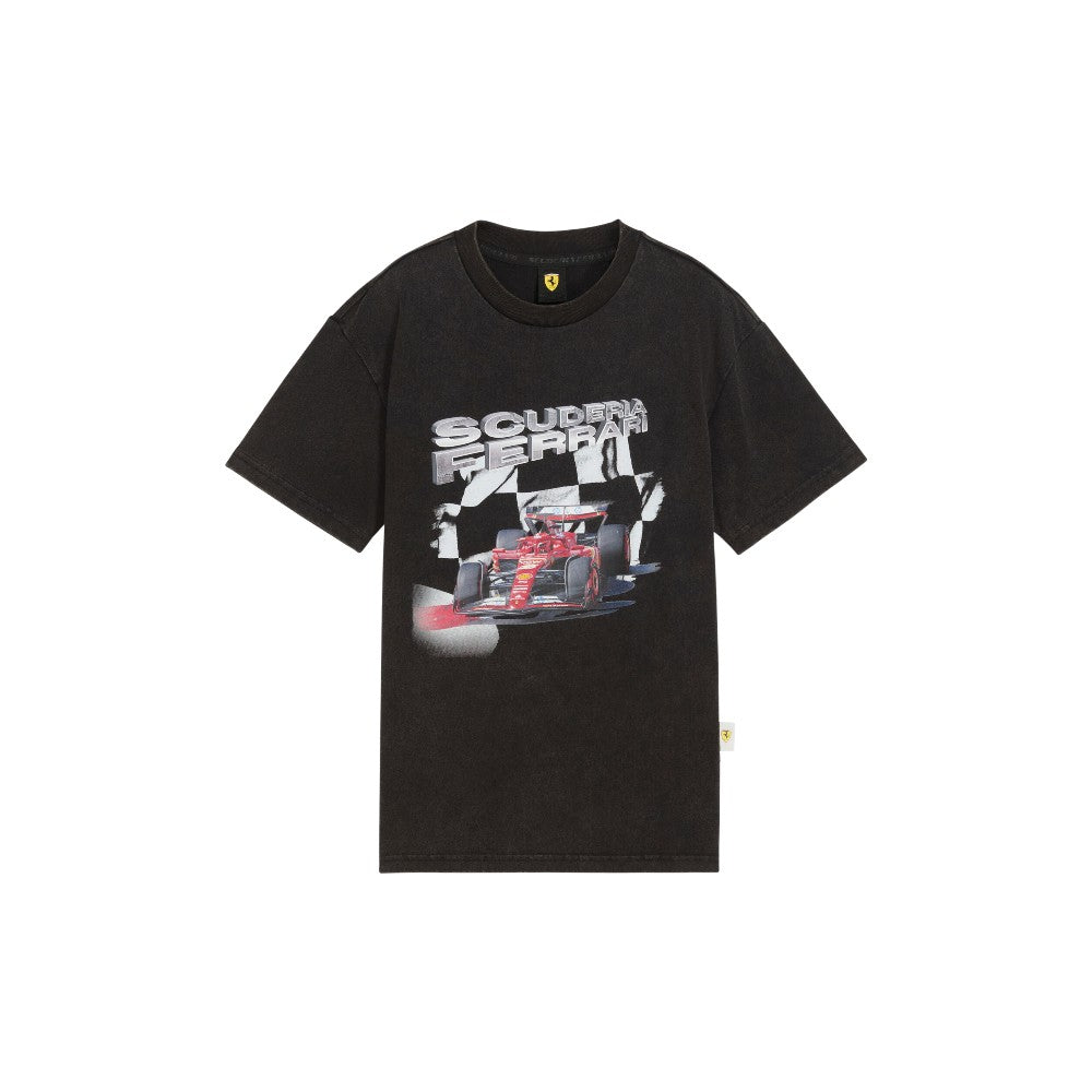 Scuderia Ferrari Sportswear Kids Car Graphic Crew Neck Short Sleeve T-Shirt (Youth)