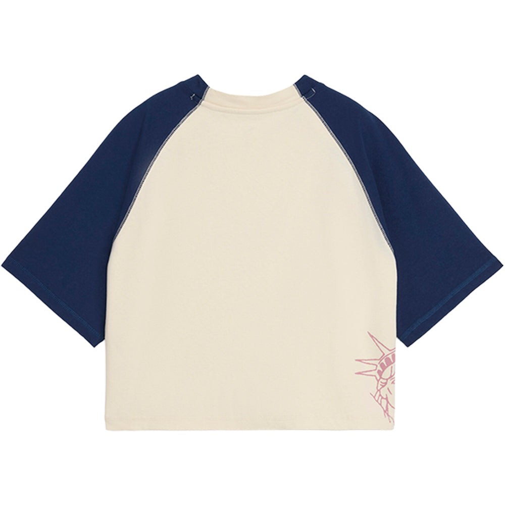 Wardrobe Essentials NYC Mock Crew Neck Short Sleeve T-Shirt