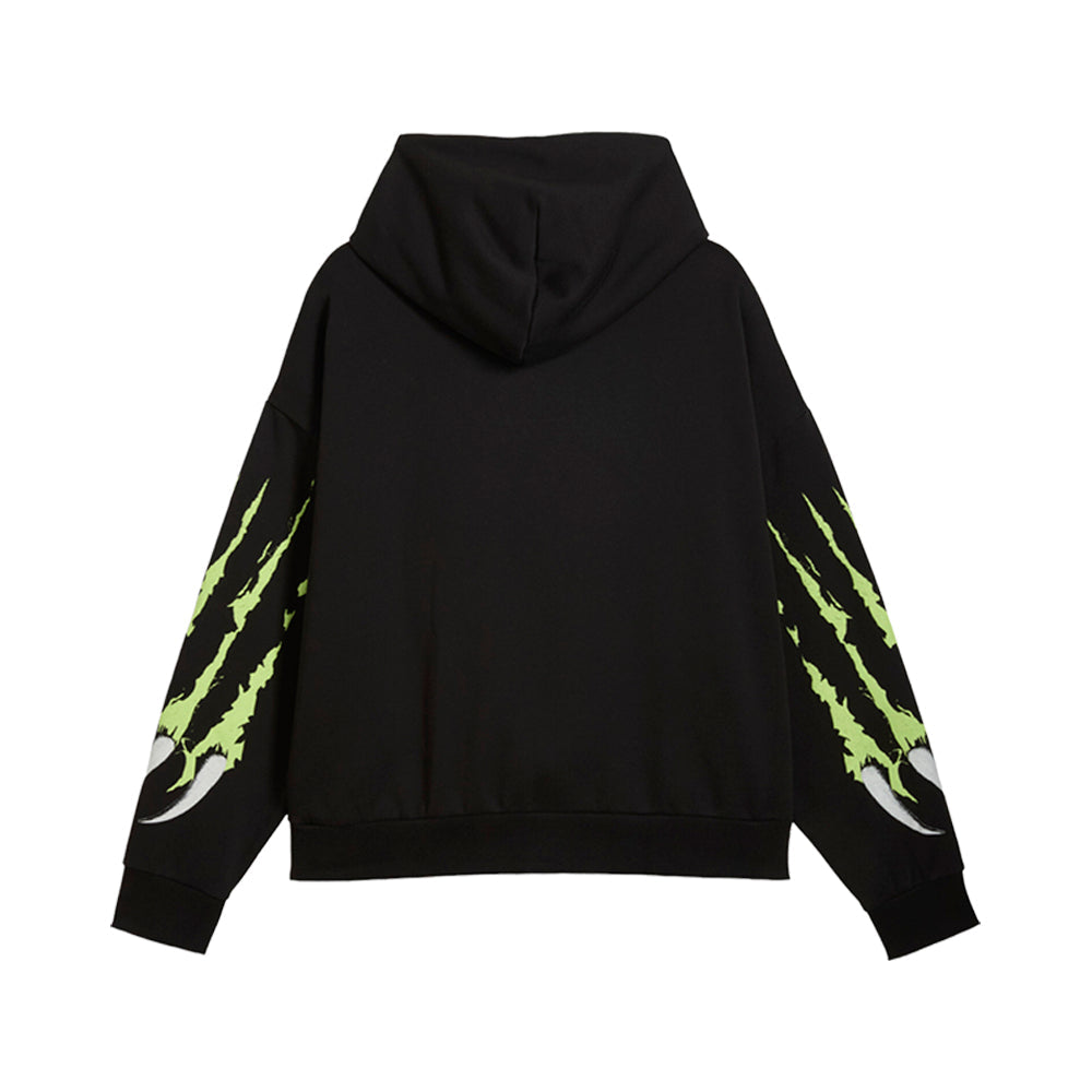 Graphic Vintage Cat Boxy Pullover Hoodie