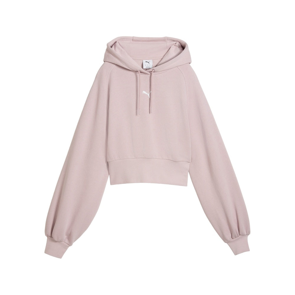 Essentials Cropped Balloon Sleeve Hoodie