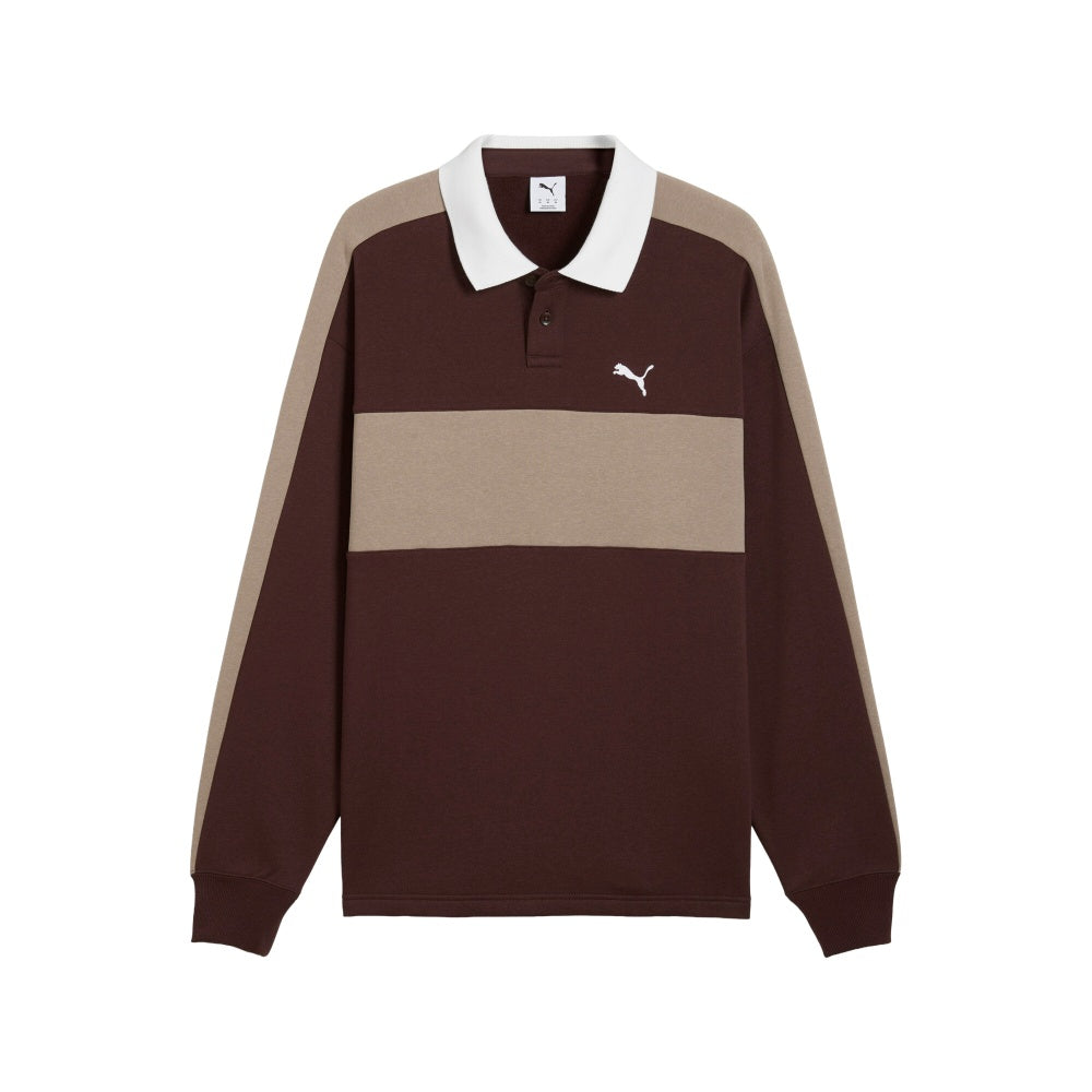 T7 Relaxed Polo Crew Neck Sweatshirt