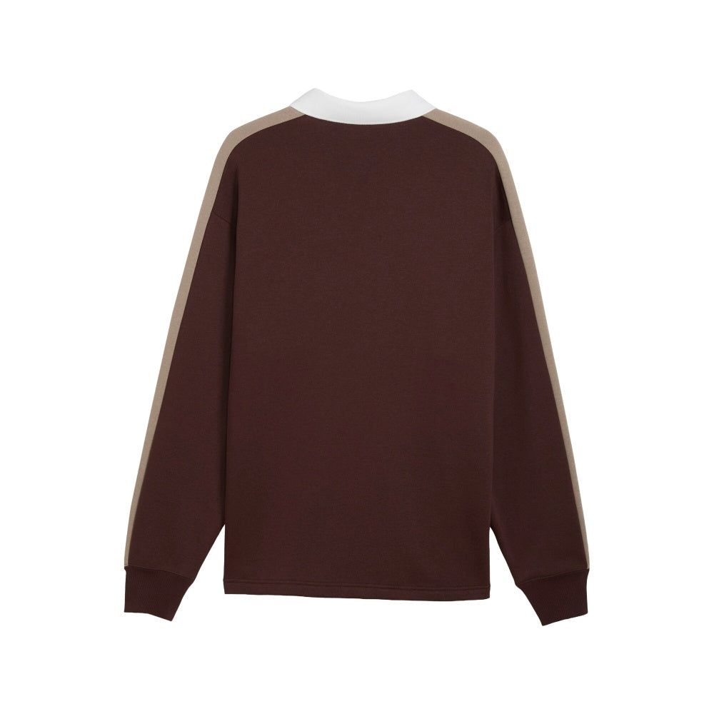T7 Relaxed Polo Crew Neck Sweatshirt