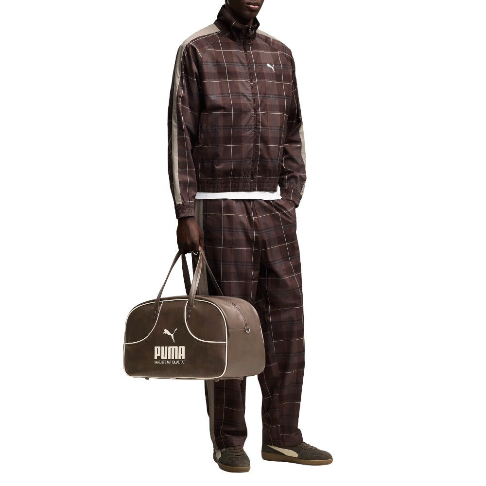 T7 Relaxed Tartan Track Jacket