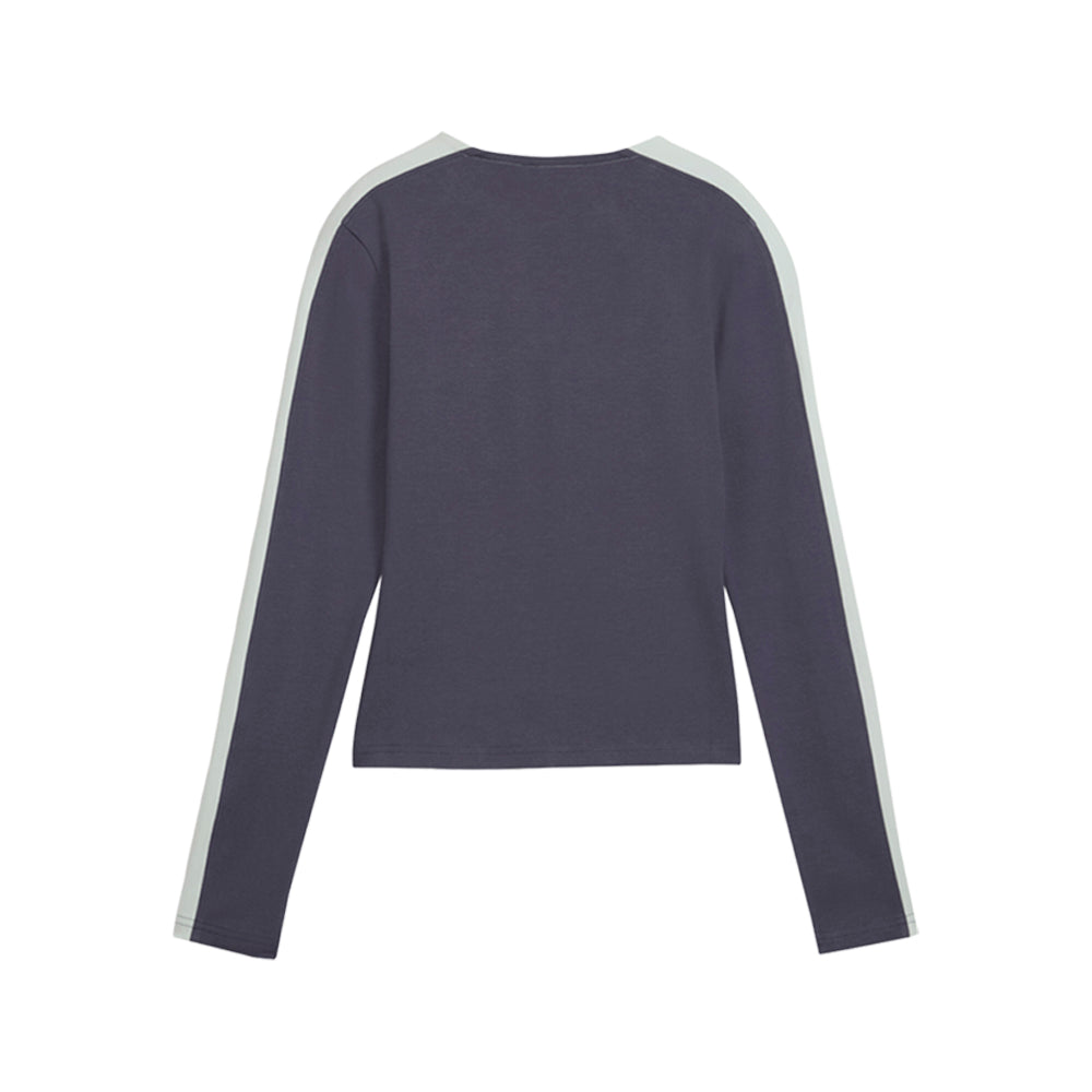 T7 Slim Cut-Outs Long Sleeve Top