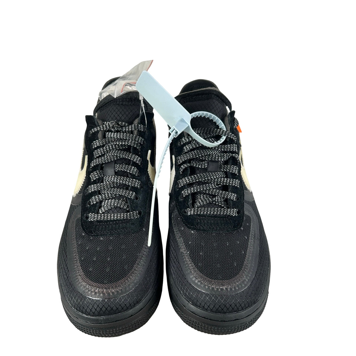 AO4606 001 Nike Air Force 1 Low Off-White Black White [CONDITIONAL] - 6.5 M (Slight yellowing on swoosh)