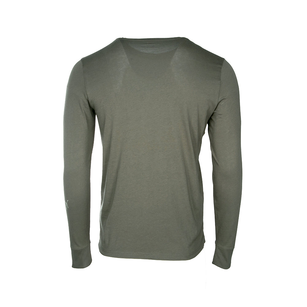 Stacked Logos Crew Neck Long Sleeve T-Shirt