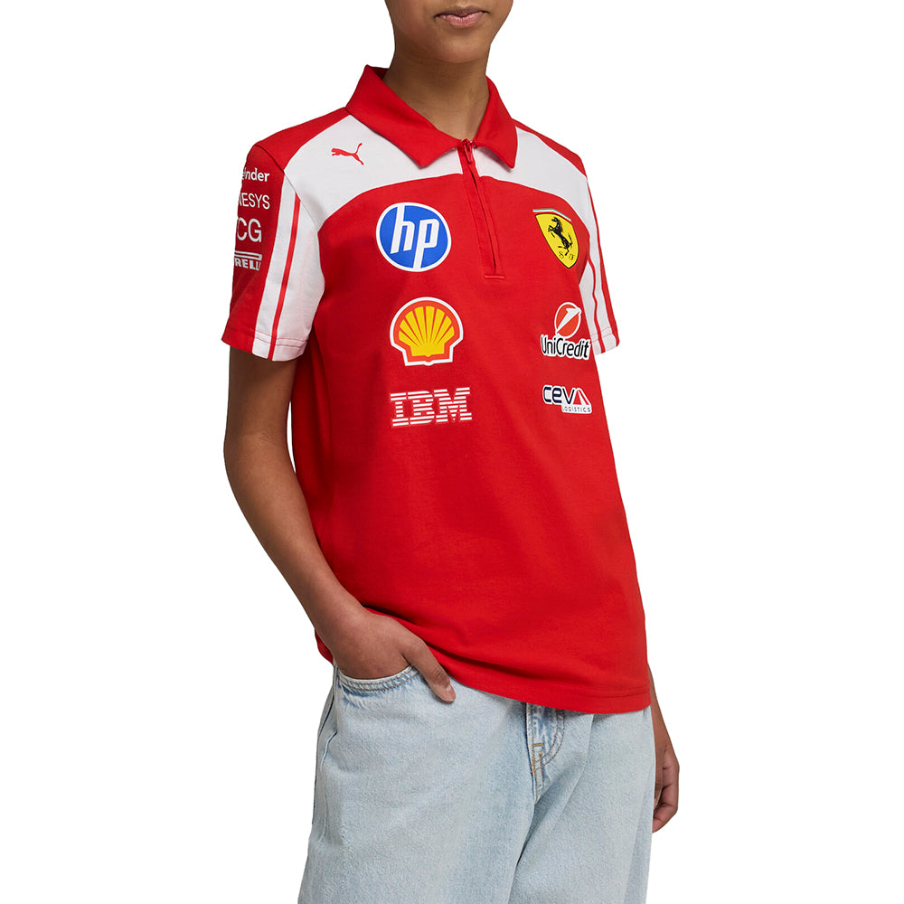 Scuderia Ferrari Replica Polo Shirt (Youth)