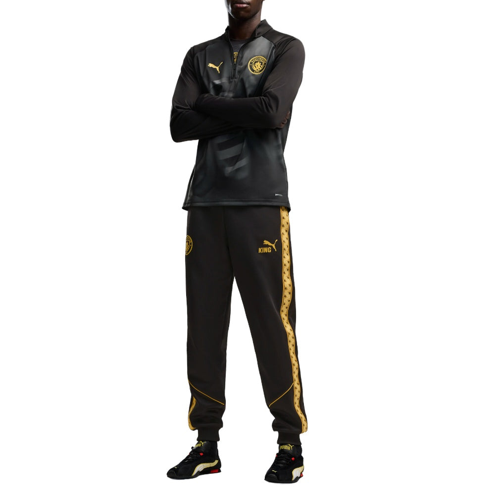 Manchester City FC Warm Up Quarter Zip Top