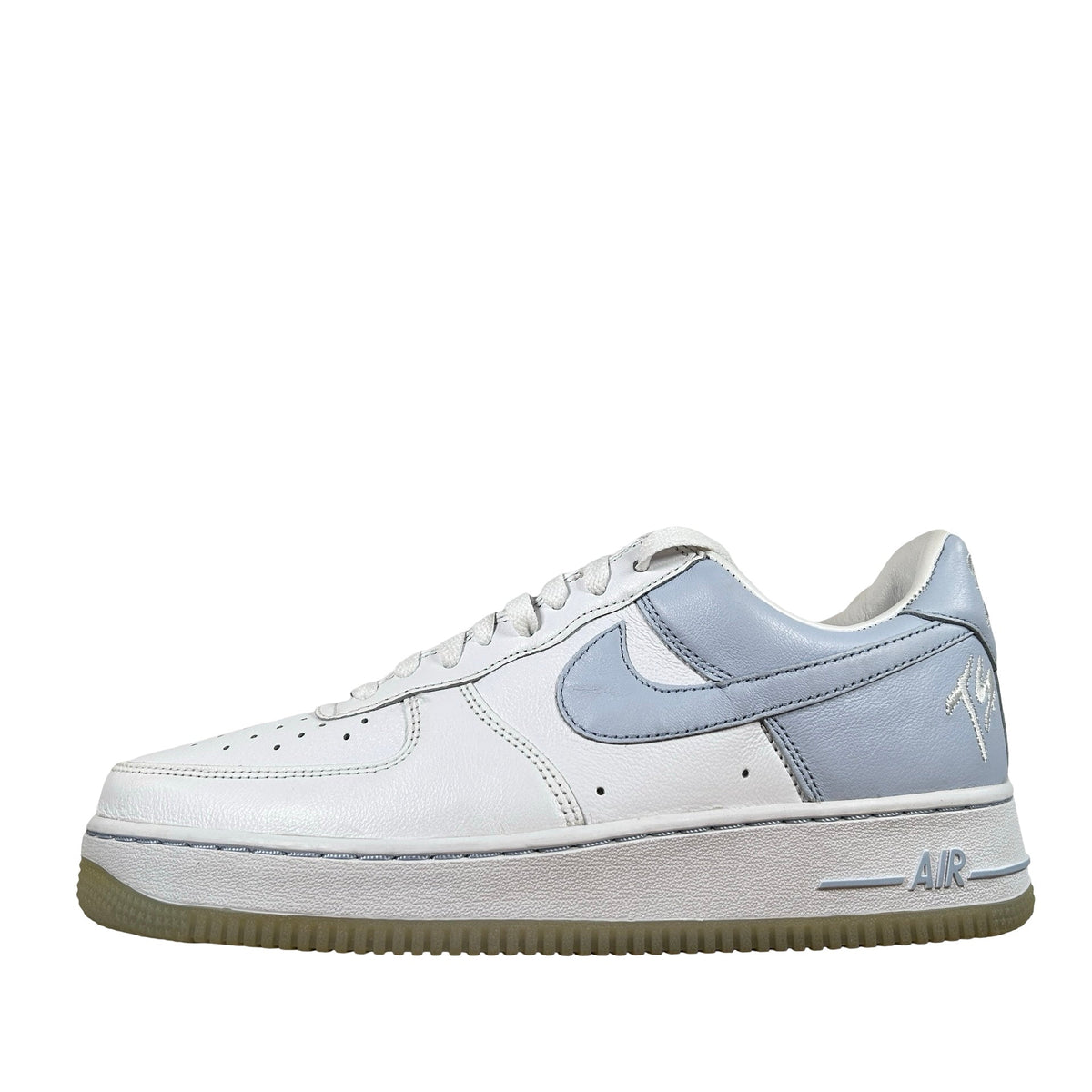 FJ5755 100 Nike Air Force 1 Low QS Terror Squad Porpoise - 9.5 M (Yellowing)