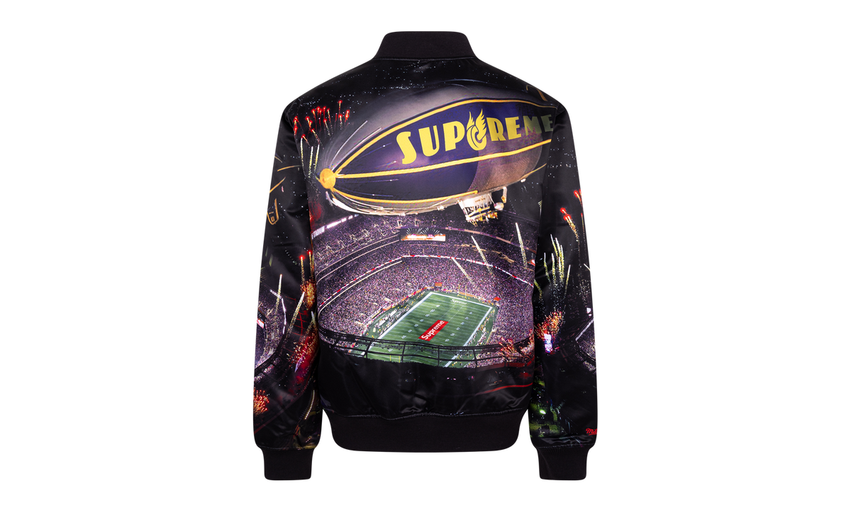 Mitchell & Ness Stadium Satin Varsity Jacket "SS22" SU12000