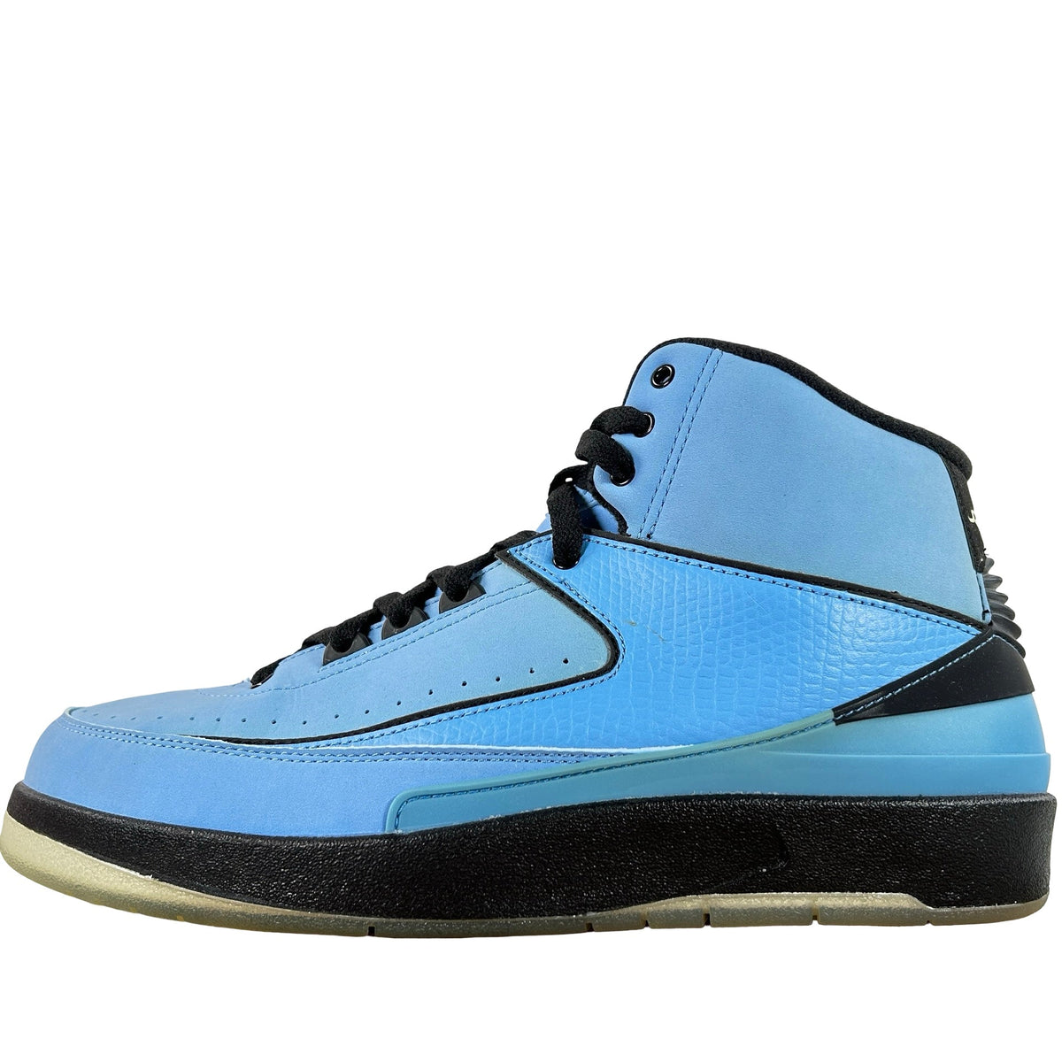 395709 401 Jordan 2 Retro QF Univ. Blue Black (2010) - 10 M (Yellowing)