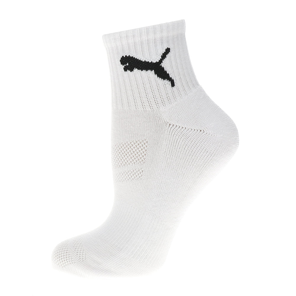 6 Pack 1/2 Terry Quarter Crew Socks