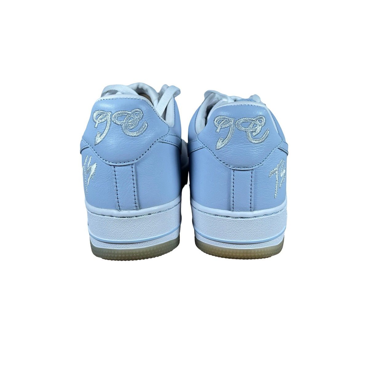 FJ5755 100 Nike Air Force 1 Low QS Terror Squad Porpoise - 9.5 M (Yellowing)