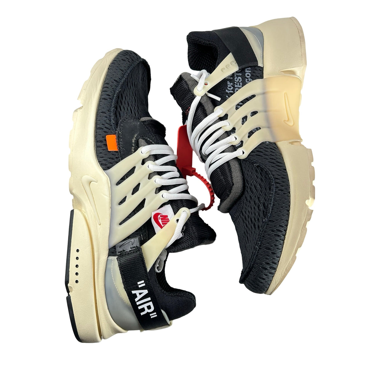 AA3830 001 Nike Air Presto Off White [CONDITIONAL] - 13 M (Slight Swoosh Discoloration) (Missing Orange Laces)