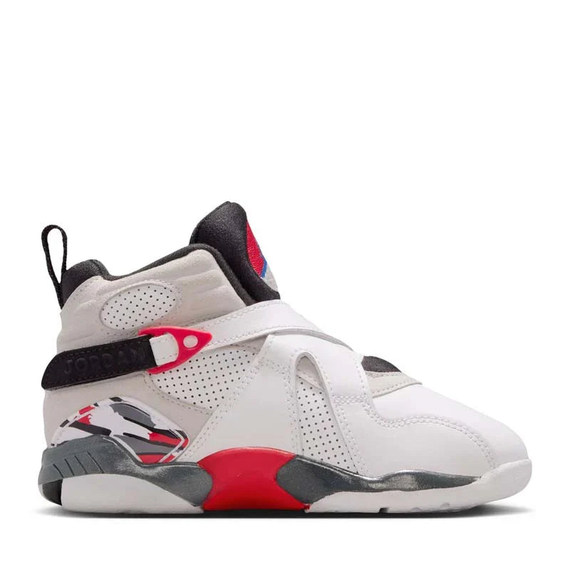 305369 100 Air Jordan 8 Retro "Bugs Bunny" White True Red (2025) (PS)