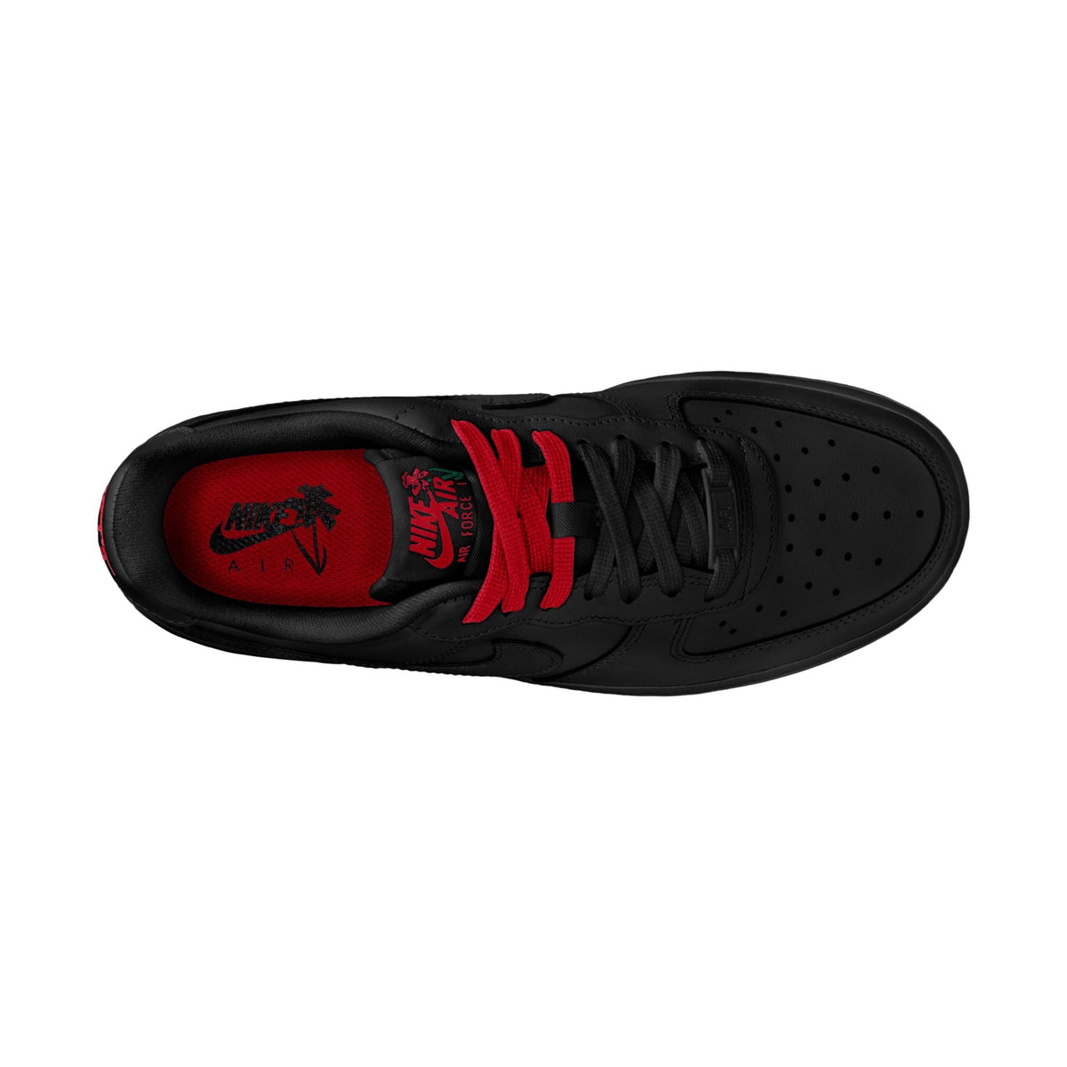 Womens Nike Air Force 1 '07 SE 'Black/Red'