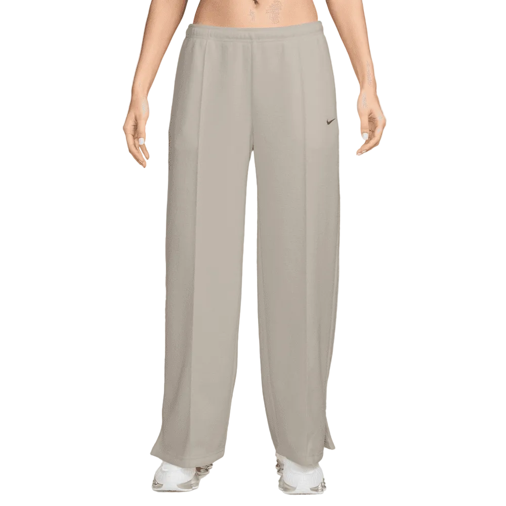 Wmns Nike Studio Fleece Plush Mid-Rise Wide-Leg Pants