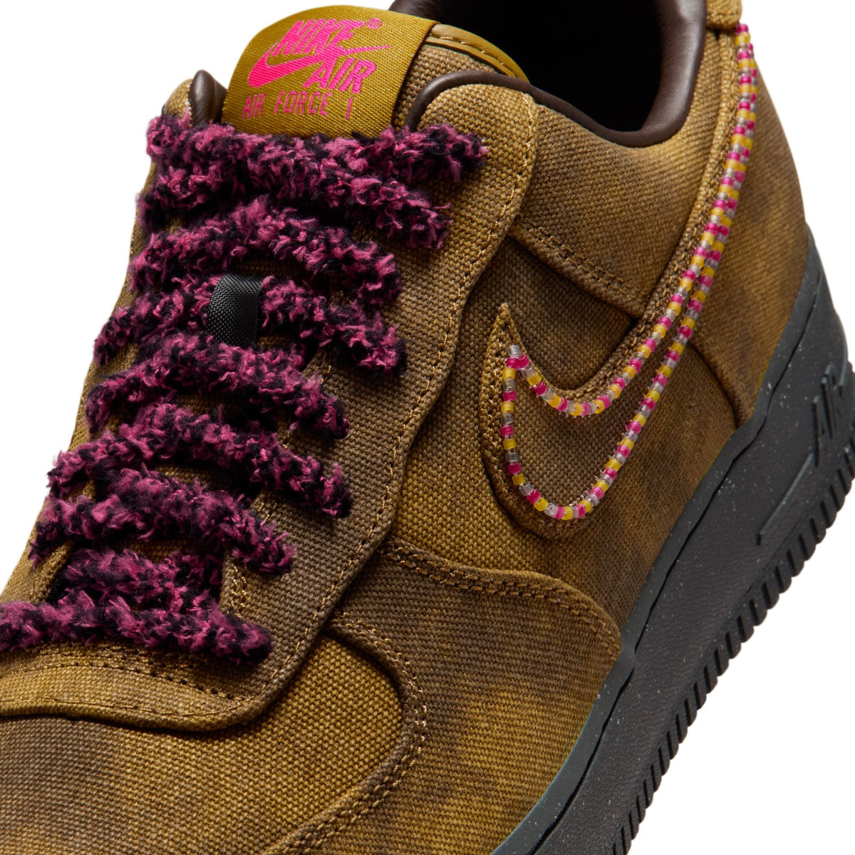 Nike Air Force 1 Low '07 QS 'Boucle Desert Moss Fierce Pink'