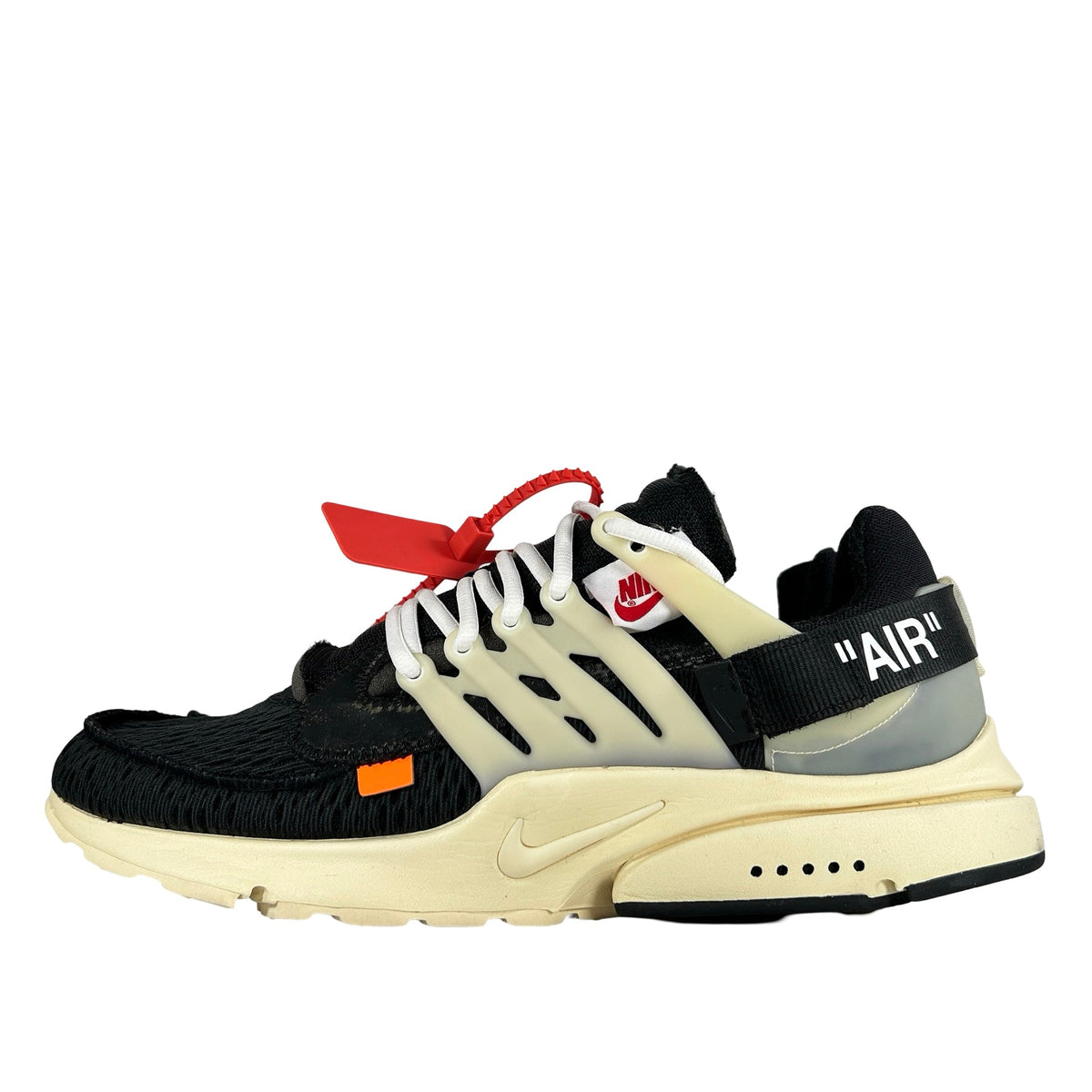AA3830 001 Nike Air Presto Off White [CONDITIONAL] - 13 M (Slight Swoosh Discoloration) (Missing Orange Laces)