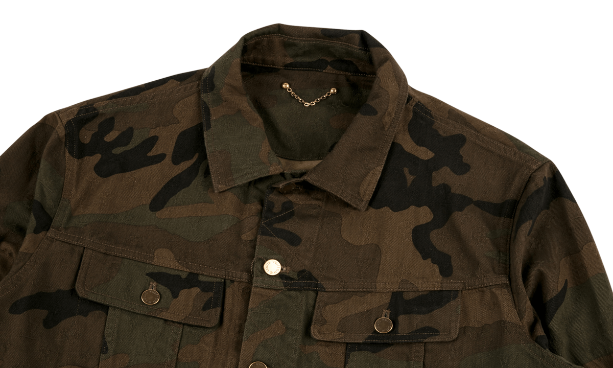 Jacquard Denim Trucker Jacket "Louis Vuitton X Supreme" SU1885