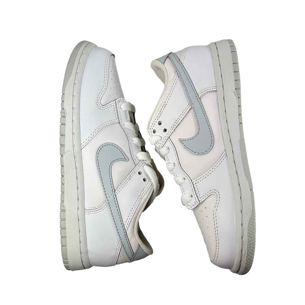 DH9756 102 Nike Dunk Low White Pure Platinum (PS) [CONDITIONAL] - 1.5Y (Yellowing Tongue)
