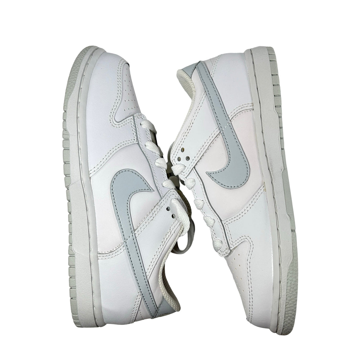 DH9756 102 Nike Dunk Low White Pure Platinum (PS) [CONDITIONAL] - 2 Y (Yellowing Tongue)