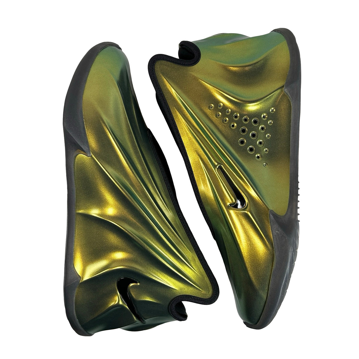 IQ6108 001 Nike GT Future Ducks of a Feather Oregon Ducks Metallic Nova (Individually numbered out of 300)