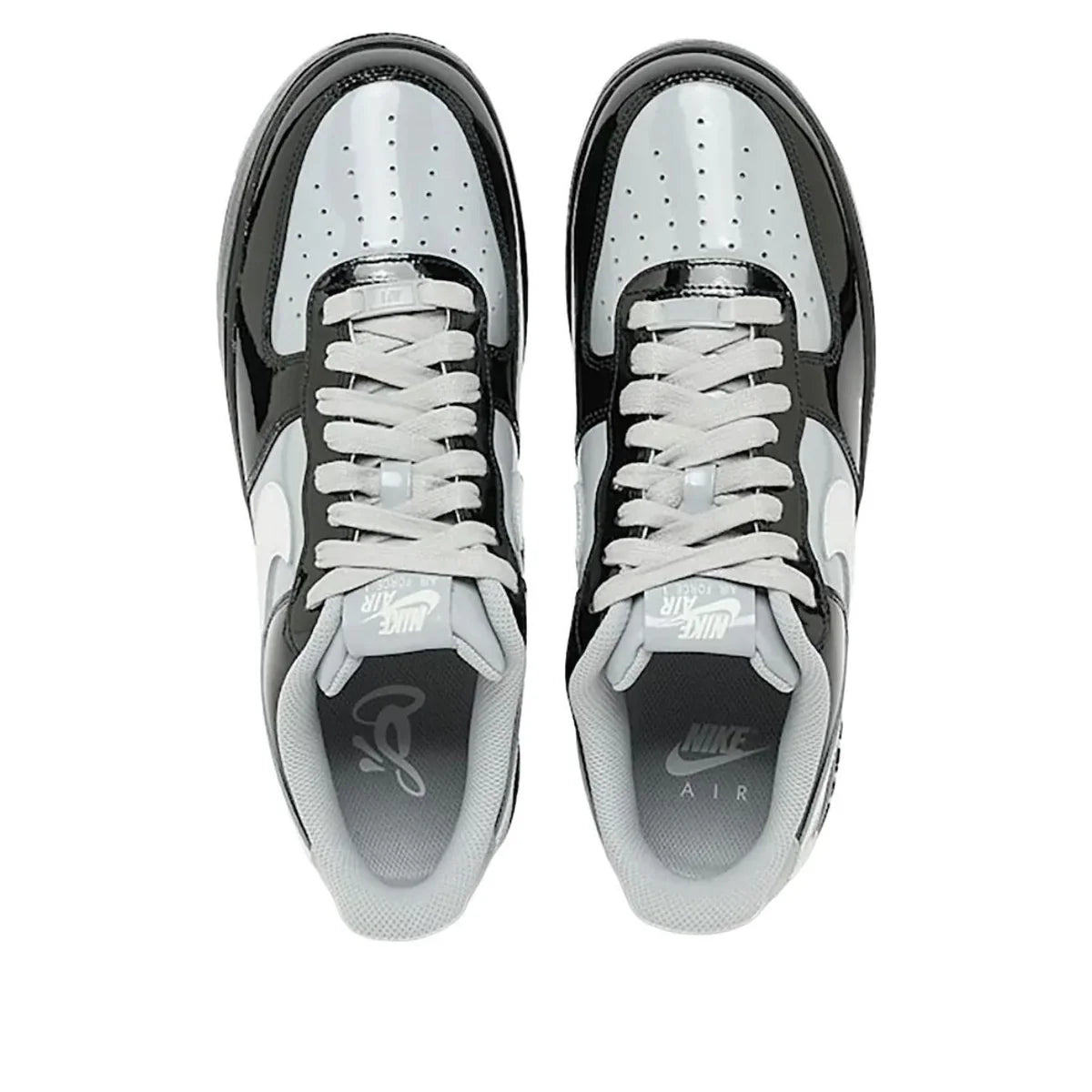 IO9974 010 Nike Air Force 1 Low Syna Central Cee Black White Smoke Grey