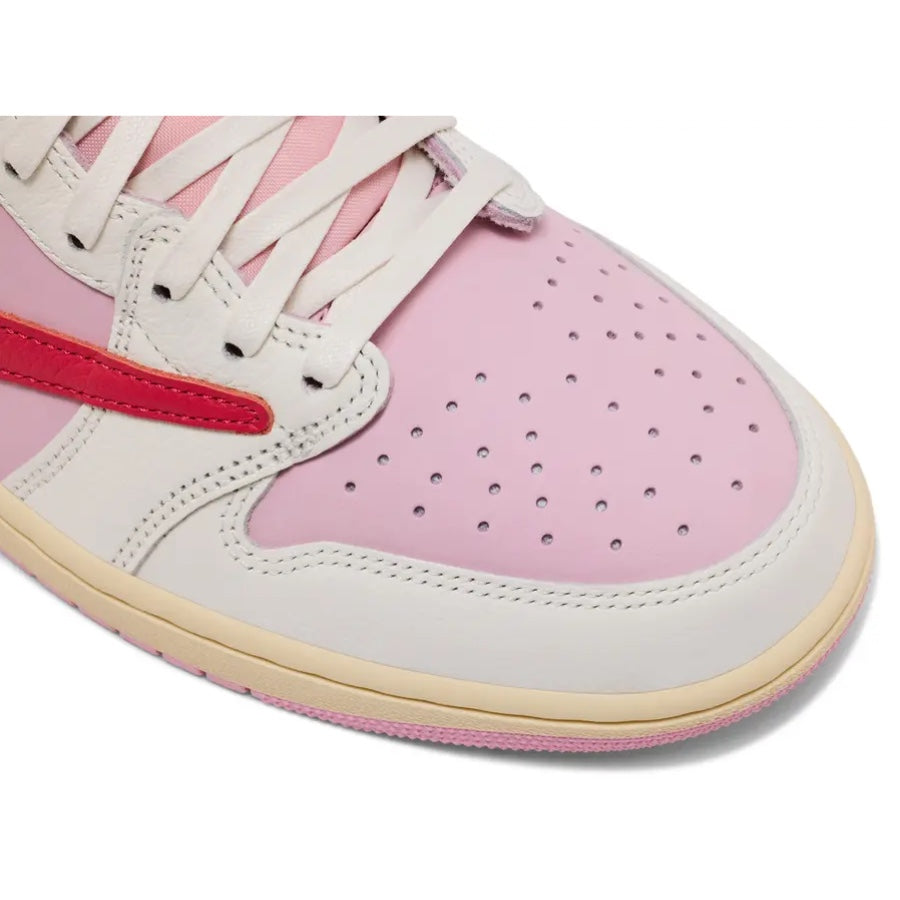 IQ7604 101 Air Jordan 1 Retro Low OG SP Travis Scott Sail Tropical Pink