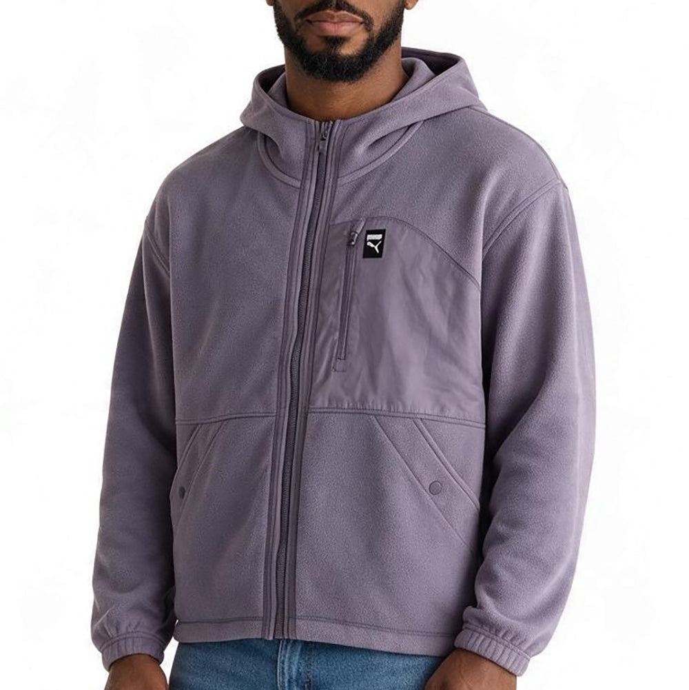 Polar Fleece Hooded Jacket