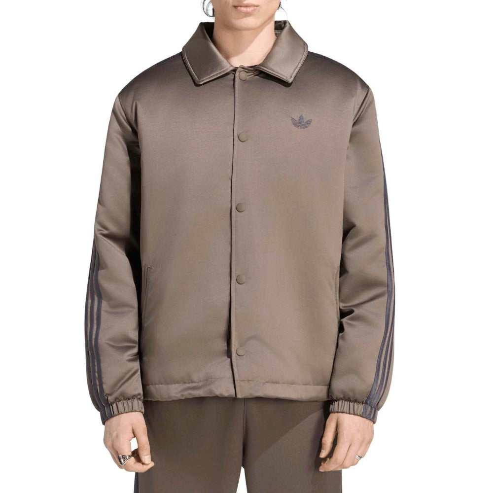 3 Stripes Satin Padded Jacket