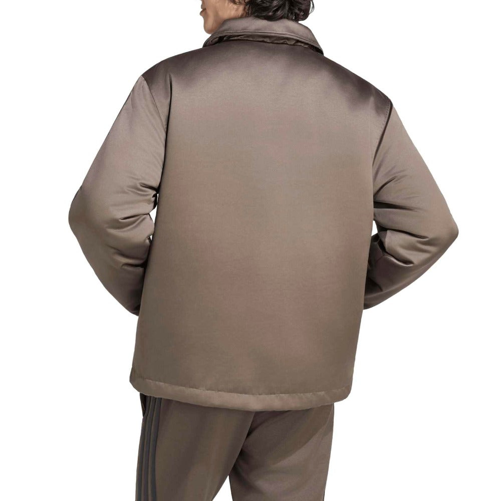 3 Stripes Satin Padded Jacket