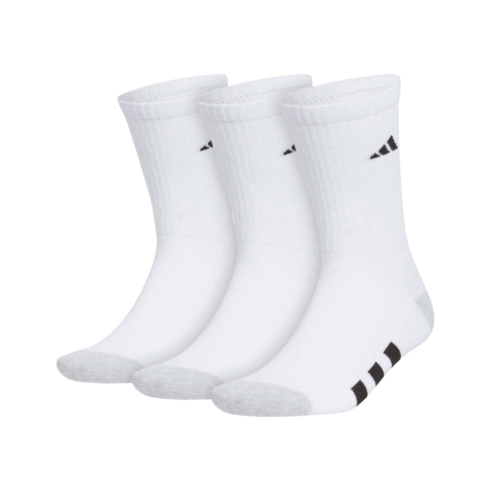 Cushioned 3-Stripes Crew Socks 3-Pack