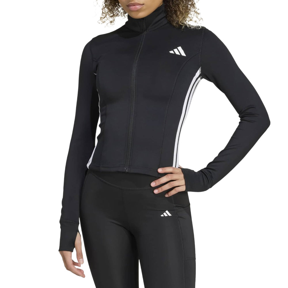 Workout Essentials 3-Stripes Zip Through Jacket