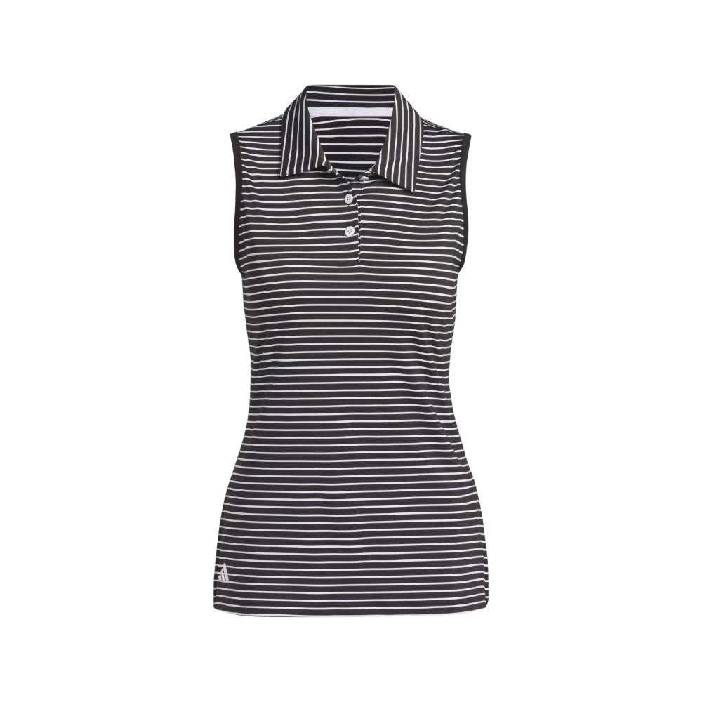 Performance Stripe Sleeveless Polo