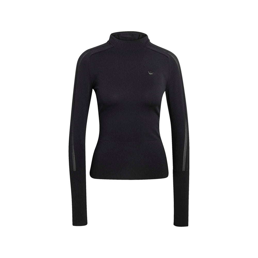 Knitted Hooded Long Sleeve