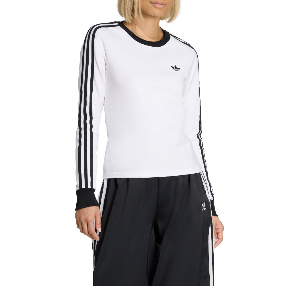 3-Stripes Long Sleeve Slim T-Shirt