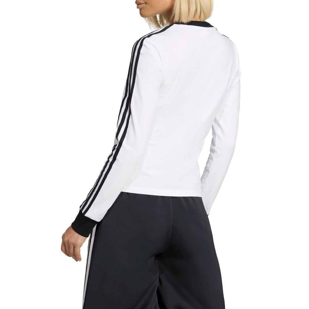 3-Stripes Long Sleeve Slim T-Shirt