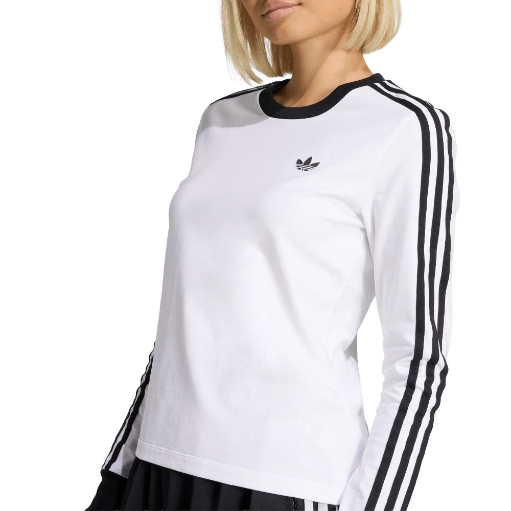 3-Stripes Long Sleeve Slim T-Shirt