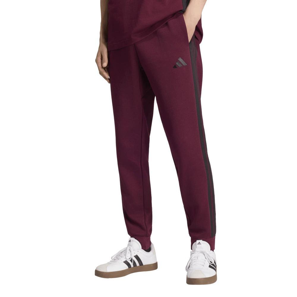 Essentials Three Stripes Fleece Pants