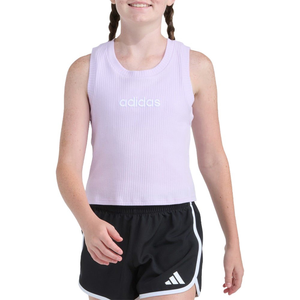 Short Sleeve Rib Tank Top (Youth)