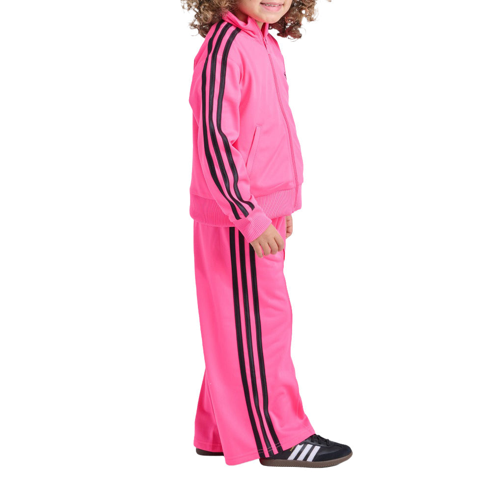 2-Piece Long Sleeve Jacket & Wide Leg Firebird Pant Set (Youth)