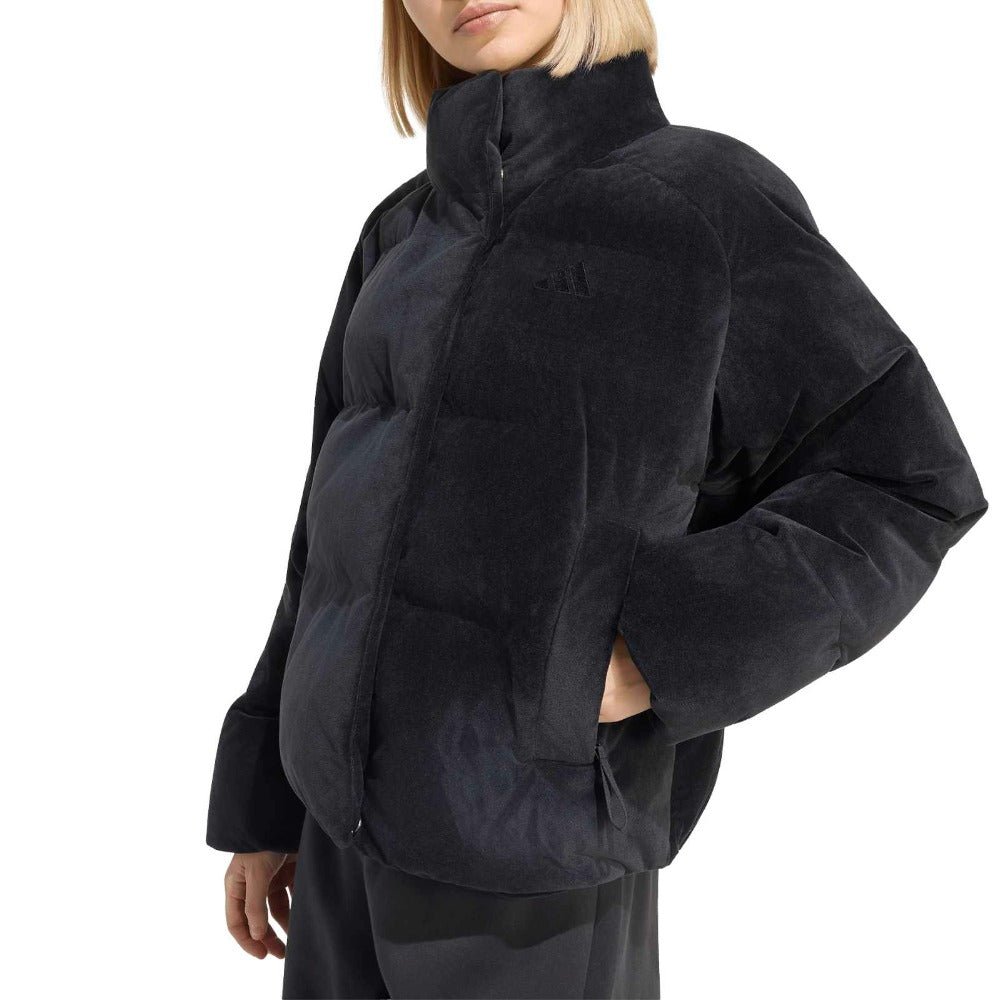 Helionic Down Puffer Velour Jacket