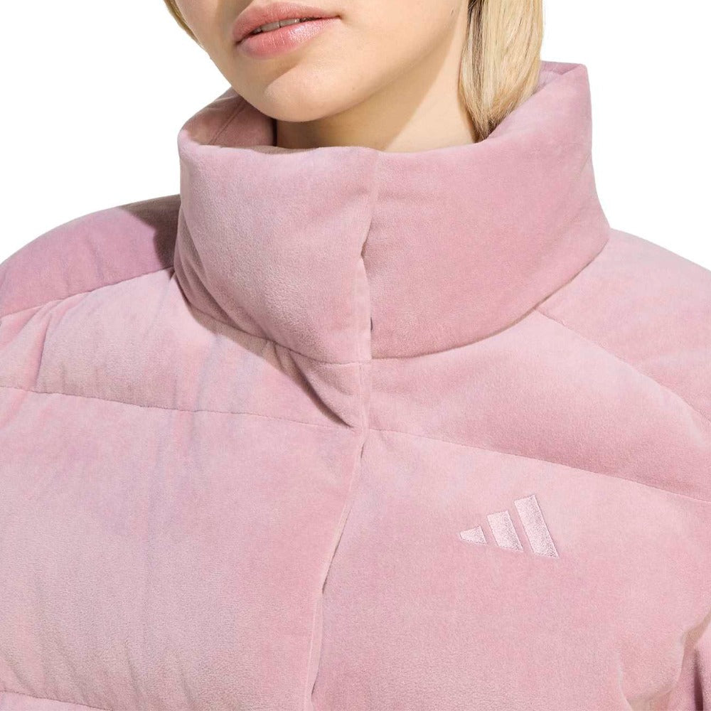Helionic Down Puffer Velour Jacket
