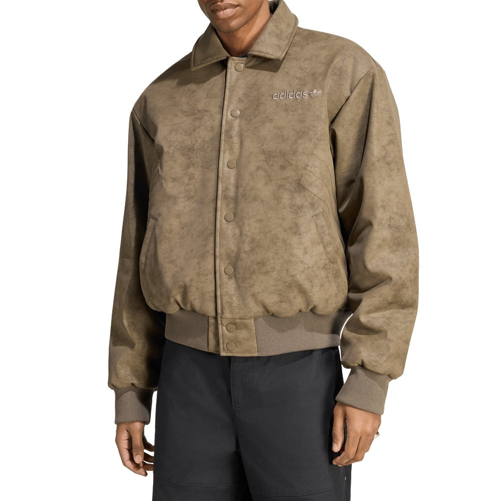 Cutline Pleather Jacket